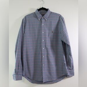 Polo Ralph Lauren Button-Down Shirt Plaid Mens Sz Large